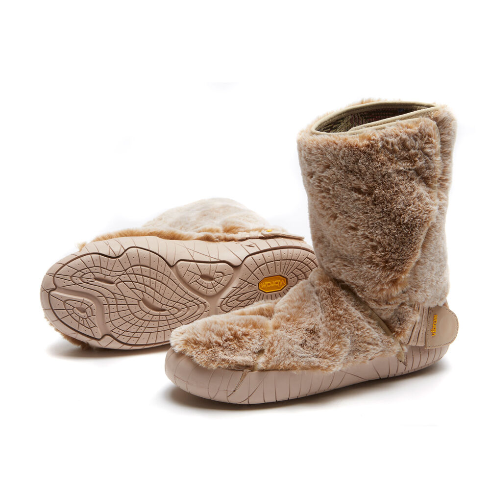 Vibram Furoshiki Lapland Mid Mens Boots Beige Australia (GSD917385)